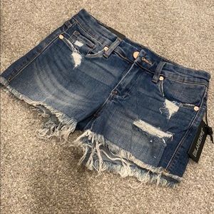 NWT BlankNYC denim cutoff distressed shorts sz 24